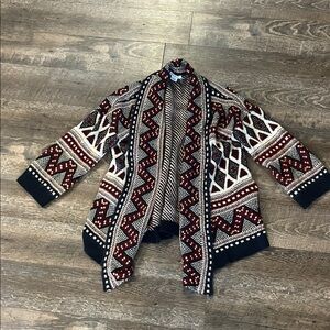 Geometric Patterned Cardigan
